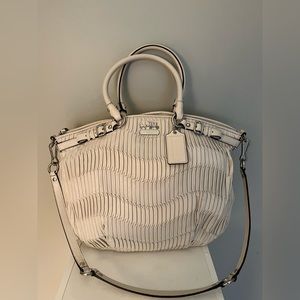 Ivory Coach Bag- LIKE NEW, LIMITED EDITION